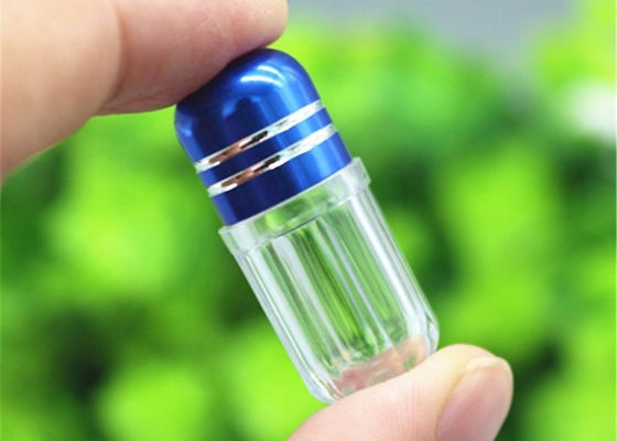 بطری های دارویی پلاستیکی شفاف 56 میلی متری موارد قرص 5 میلی متری استوانه ای