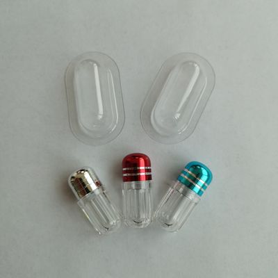 بطری های قرص پلاستیکی SGS خالی 13 میلی متری شکل گلوله ای یک کپسول