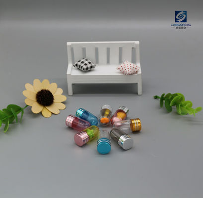 PS بطری های تک کپسولی SGS قرص کرگدن پوسته های کپسول خالی