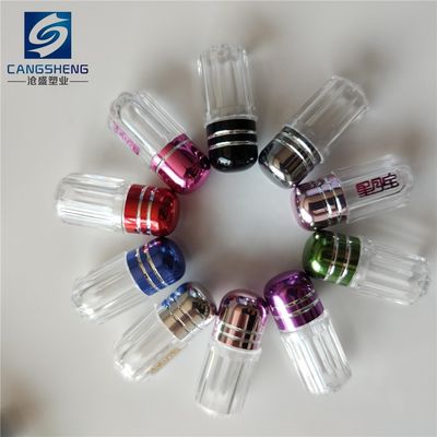 بطری های دارویی پلاستیکی استوانه ای شفاف