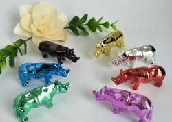 بطری های کپسول خالی سه بعدی کپسول طلا ABS پلاستیک 150K Rhino