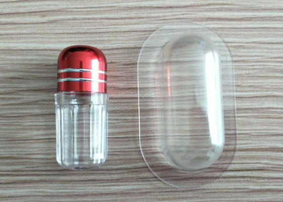 بطری پلاستیکی PS 14mm 2ml Single Pill Container با درپوش فلزی