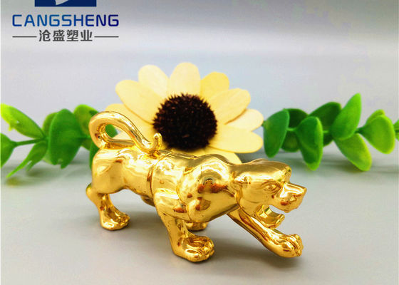 Leopard Shape 1g بطری های قرص شفاف آلومینیومی کپسول طلایی کرگدن