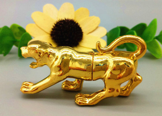 Leopard Shape 1g بطری های قرص شفاف آلومینیومی کپسول طلایی کرگدن