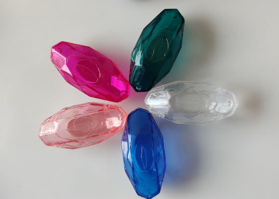 SGS 15mm Clear Pill Bottles آلومینیوم کلاه کپسول آبی کرگدن