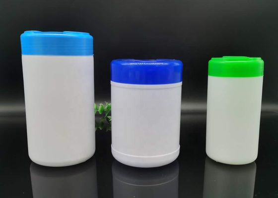 سطل های دستمال مرطوب HDPE بطری های بسته بندی دستمال مرطوب سیلندر ISO9001
