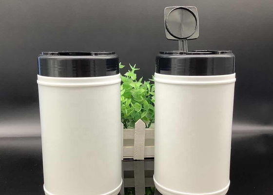 سطل های دستمال مرطوب HDPE بطری های بسته بندی دستمال مرطوب سیلندر ISO9001