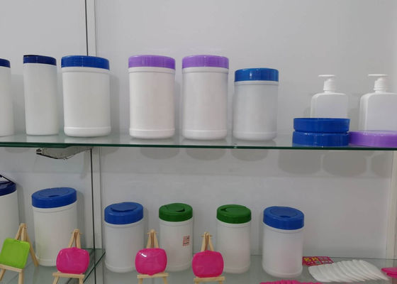 بطری سطل تمیز کننده HDPE 180 میلی متری با درپوش سفید